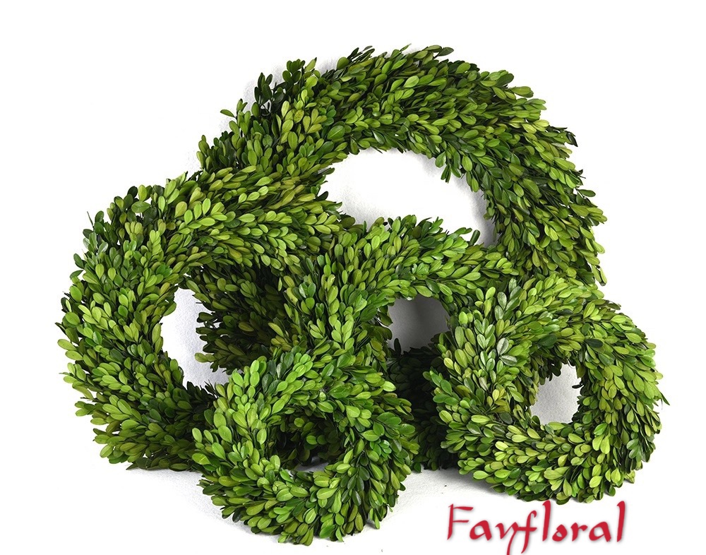 Preserved boxwood wreath - 1